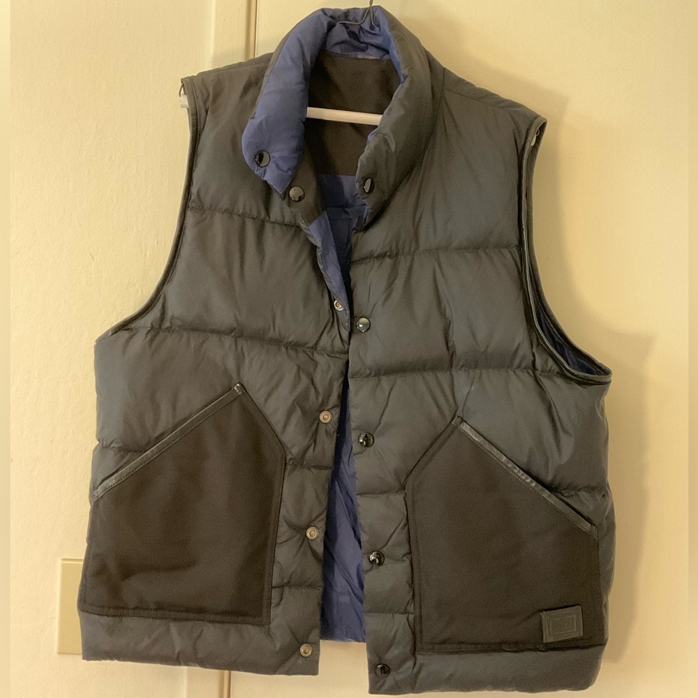Coach reversible puffer vest
